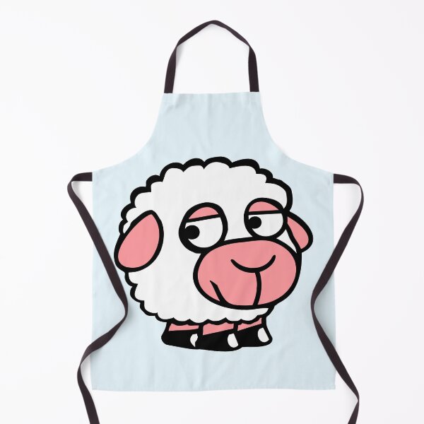 Item preview, Sheep Sad Shy Introverted Unhappy Look Sideways designed and sold by shirt-o-mat.