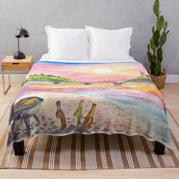 Item preview, Barbecue with Friends by Isar River in Munich designed and sold by artshop77.
