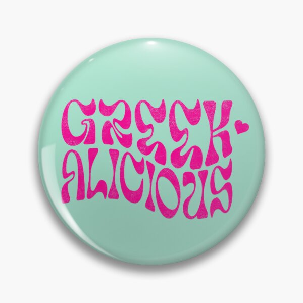 Item preview, Greekalicious | Fun Greek Pride T-Shirt designed and sold by Olive&Om.
