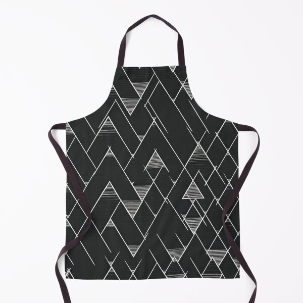 Item preview, Geometric Line Art Pattern with Abstract Triangles designed and sold by Retrocranio.