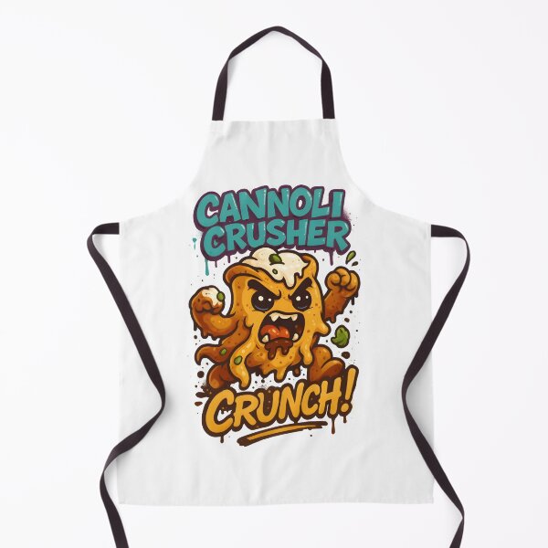 Item preview, Cannoli Crusher – Cute Dessert Kaiju with Graffiti Style designed and sold by Snackwear Apparel.