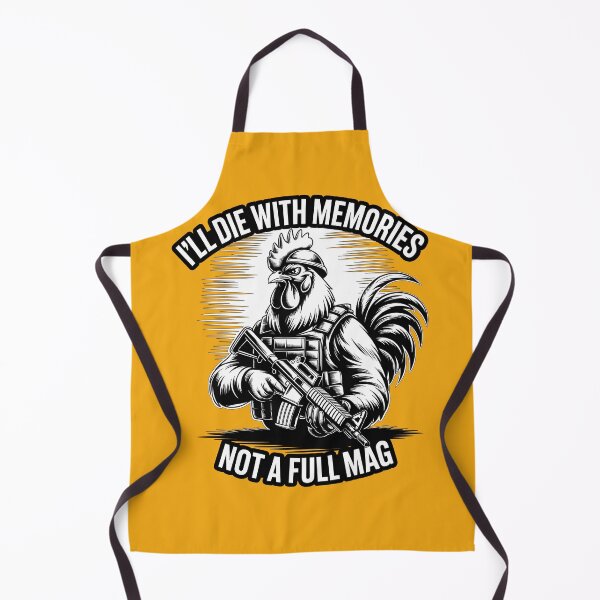 Item preview, I'll Die With Memories Not A Full Mag rooster designed and sold by Printed Mistakes.