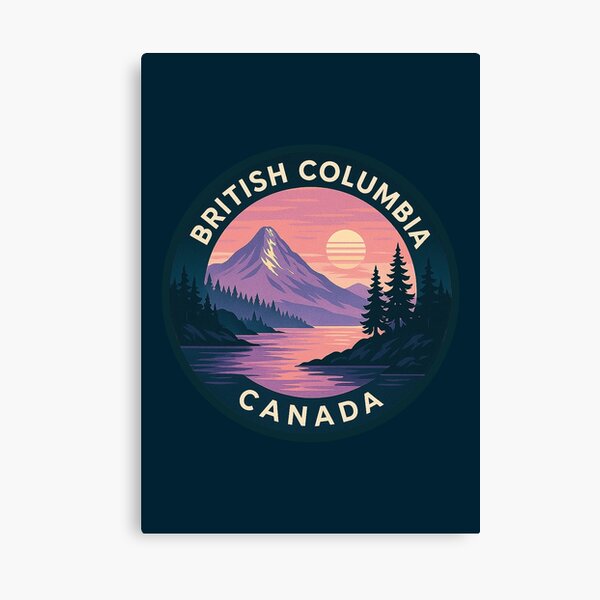Item preview, British Columbia Canada Vintage Travel  designed and sold by Thistle-TShop.