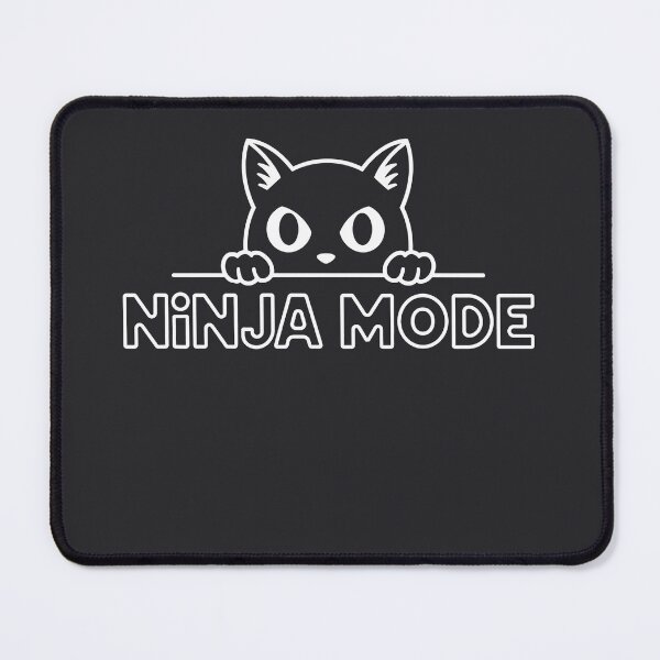 Item preview, Ninja Mode Cat designed and sold by JumpJammiesTees.