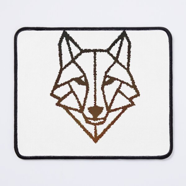 Item preview, Wolf "Canis Lupus" Minimalistic Geometric Illustration (White) designed and sold by ArsArtificia.