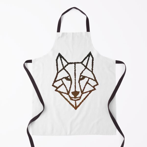 Item preview, Wolf "Canis Lupus" Minimalistic Geometric Illustration (White) designed and sold by ArsArtificia.