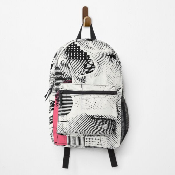 Item preview, Cyberpunk Skull Line Art with Glitch Aesthetic designed and sold by Retrocranio.