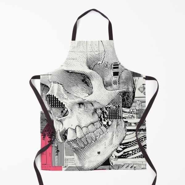 Item preview, Cyberpunk Skull Line Art with Glitch Aesthetic designed and sold by Retrocranio.