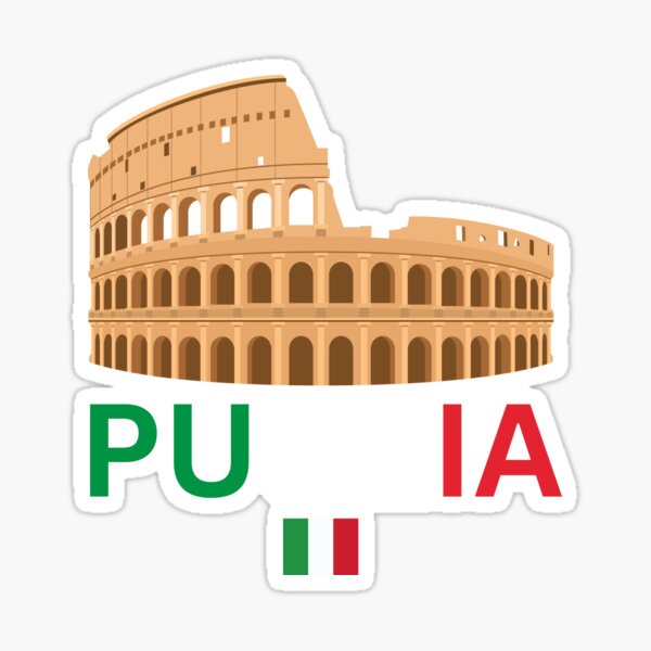 Item preview, Puglia Italy Flag designed and sold by freakystickey.