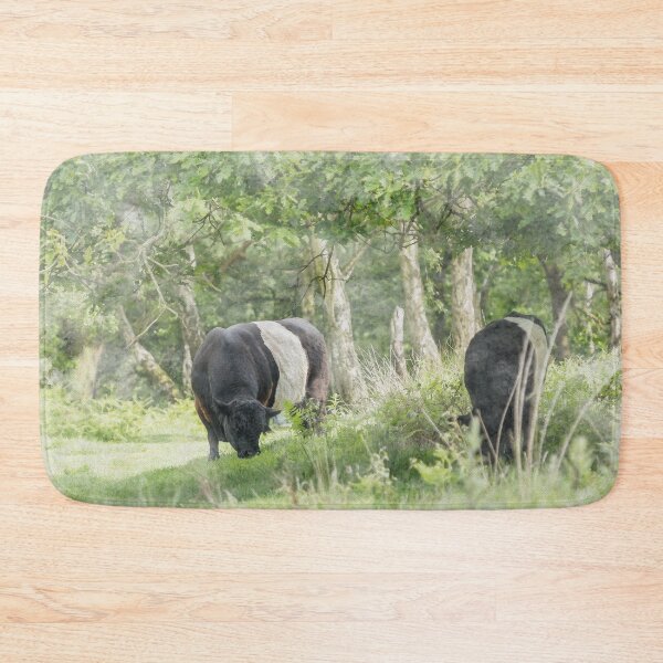 Item preview, Belted Galloways Watercolour Photograph designed and sold by Jane Stanley Photography.