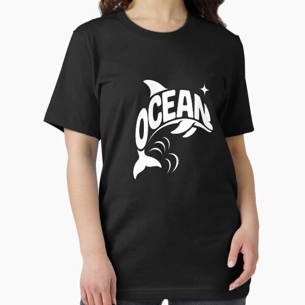 Item preview, Ocean - Cool Dolphin Ocean Logo designed and sold by LoFizzy.