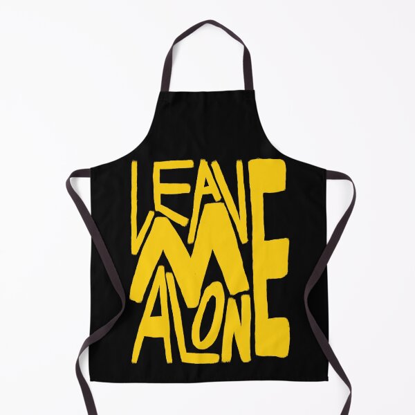 Item preview, Leave Me Alone Bold Yellow Typography designed and sold by TheDreamerWren.