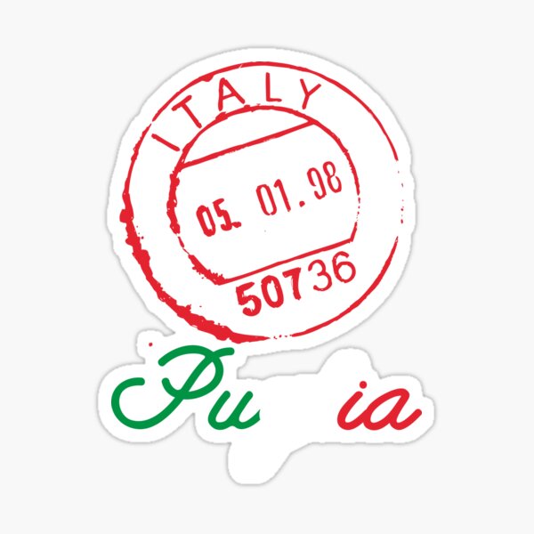 Item preview, Italy Puglia Postal designed and sold by freakystickey.