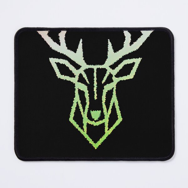 Item preview, Elk/Deer "Cervus Canadensis" Minimalistic Geometric Illustration (Black) designed and sold by ArsArtificia.
