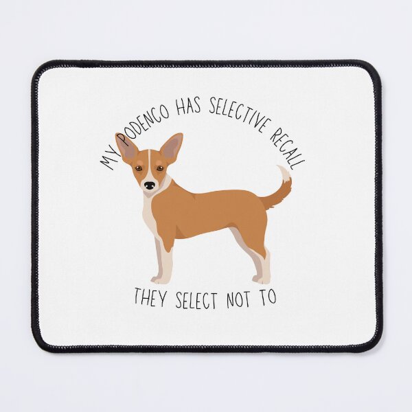 Item preview, Selective Recall – Funny Podenco Dog Owner Shirt designed and sold by LowEffortLab5.