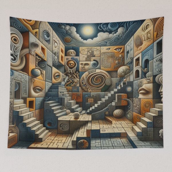 Item preview, Surrealist labyrinth of emotions – A play of light, shadow and emotions designed and sold by FotoworldEdel.