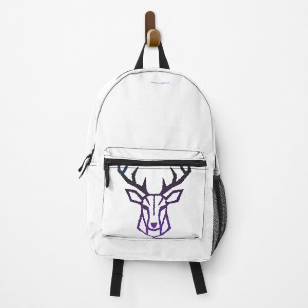Item preview, Elk "Cervus Canadensis" Minimalistic Geometric Illustration (White) designed and sold by ArsArtificia.