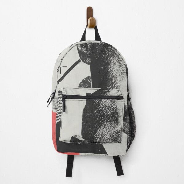 Item preview, Abstract Bauhaus Portrait with Red Accent Block Martin Heidegger designed and sold by Retrocranio.