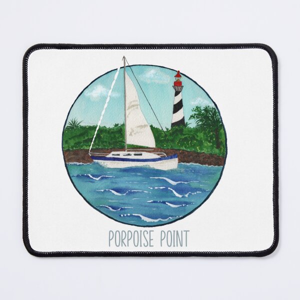 Item preview, Porpoise Point Watercolor designed and sold by K Jolly Art .
