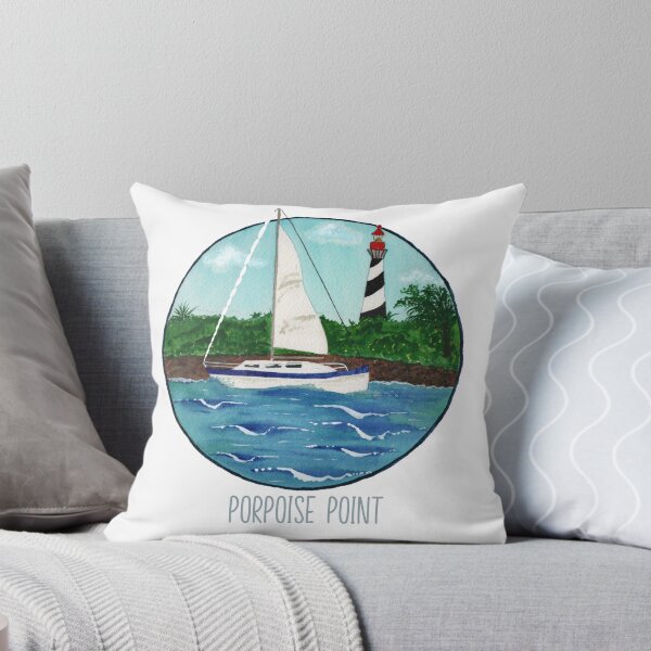 Item preview, Porpoise Point Watercolor designed and sold by K Jolly Art .