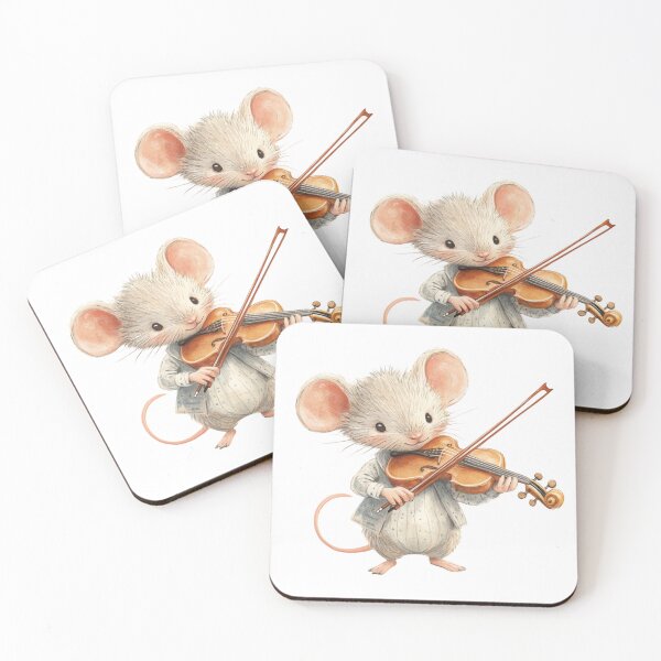 Item preview, Cute Musical Mouse designed and sold by MelaDizayn.