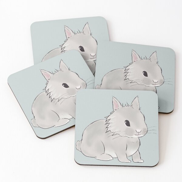 Item preview, Gray Lionhead Bunny designed and sold by LiskoDesign.