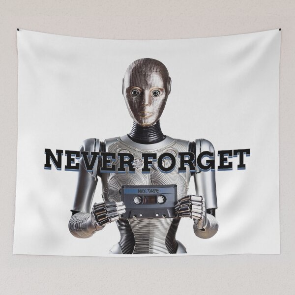 Item preview, CASSETTE ROBOT NEVER FORGET designed and sold by BIGPIX91011.