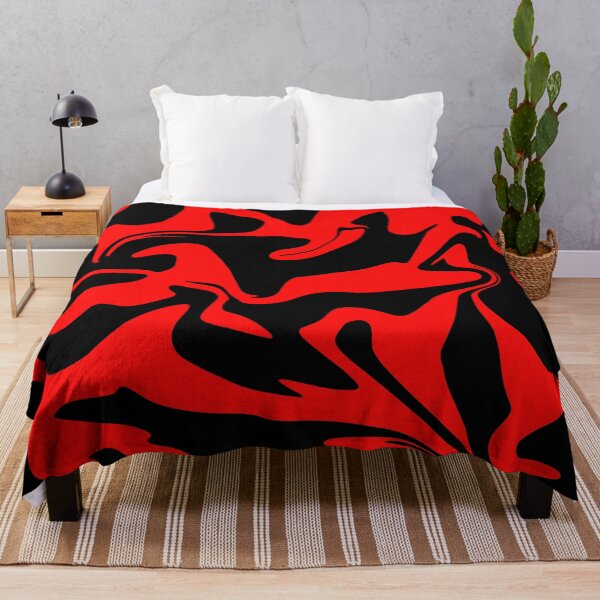 Item preview, Black & Red Liquid Swirl designed and sold by rainestore.
