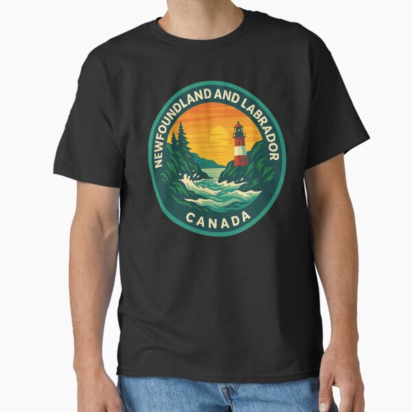 Item preview, Newfoundland and Labrador Canada Vintage Travel  designed and sold by Thistle-TShop.