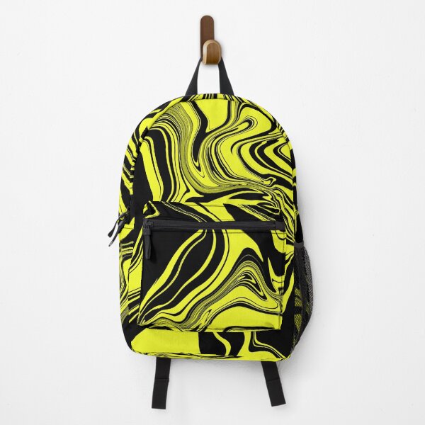 Item preview, Black & Yellow Liquid Swirl designed and sold by rainestore.
