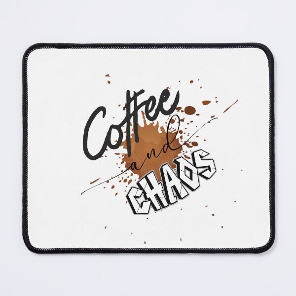 Item preview, Coffee and chaos coffee spill designed and sold by ClickATee Store .
