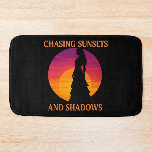 Item preview, Chasing Sunsets and Shadows Sunset Silhouette Design designed and sold by TeeTimeTreasure.