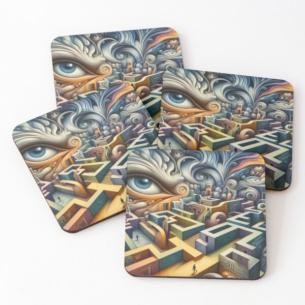 Item preview, Surrealist labyrinth of emotions – A dream of light, shadows and perspectives designed and sold by FotoworldEdel.