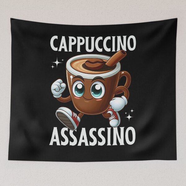 Item preview, Cappuccino Assassino Italian Meme   designed and sold by ManiaGrania.