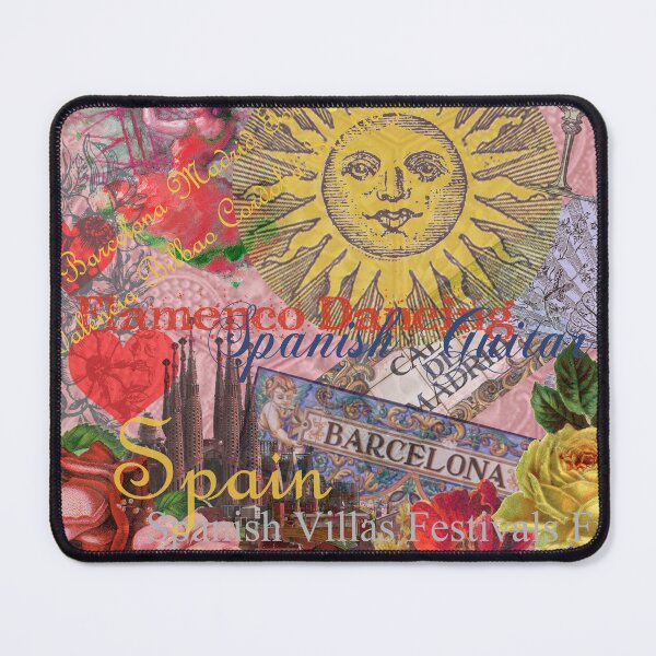 Item preview, Spain Travel European Trip Vintage Collage designed and sold by antiqueart.