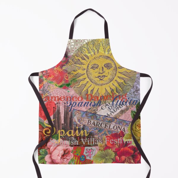 Item preview, Spain Travel European Trip Vintage Collage  designed and sold by antiqueart.