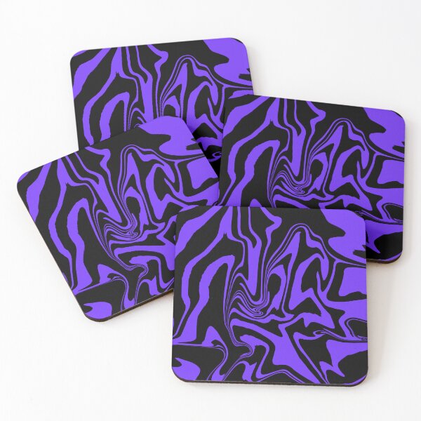 Item preview, Black & Purple Liquid Swirl designed and sold by rainestore.