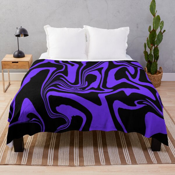 Item preview, Black & Purple Liquid Swirl designed and sold by rainestore.
