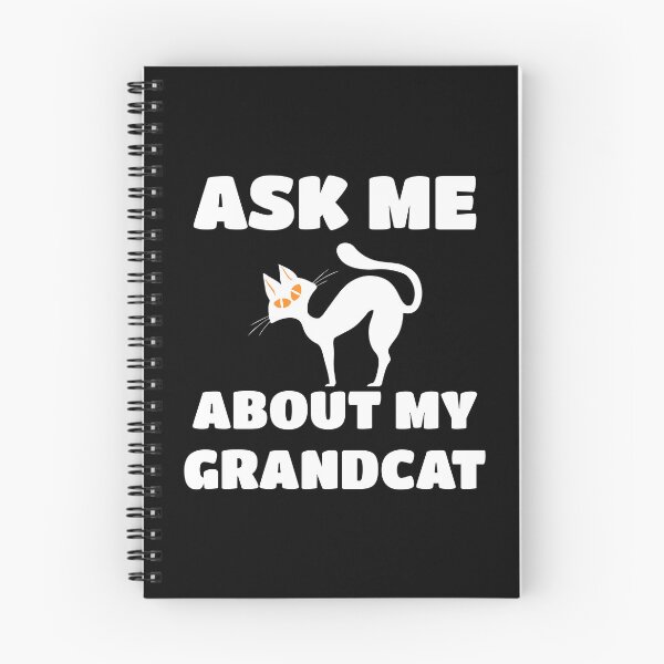 Item preview, Ask Me About My GrandCat – Funny Retro  designed and sold by Fragy72.