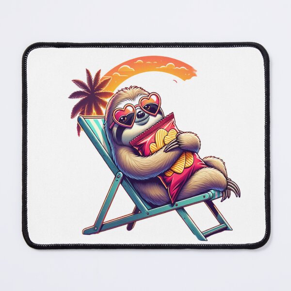 Item preview, Call Me By Your Snack — Sloth Lounge Vibes | Funny Food T-Shirt designed and sold by MTeesGA.