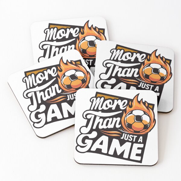 Item preview, More Than Just a Game – Fiery Soccer Passion designed and sold by Ink on Thread.