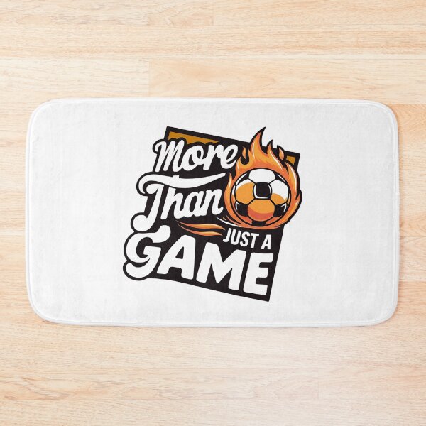 Item preview, More Than Just a Game – Fiery Soccer Passion designed and sold by Ink on Thread.
