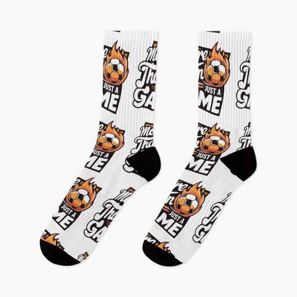 Item preview, More Than Just a Game – Fiery Soccer Passion designed and sold by Ink on Thread.