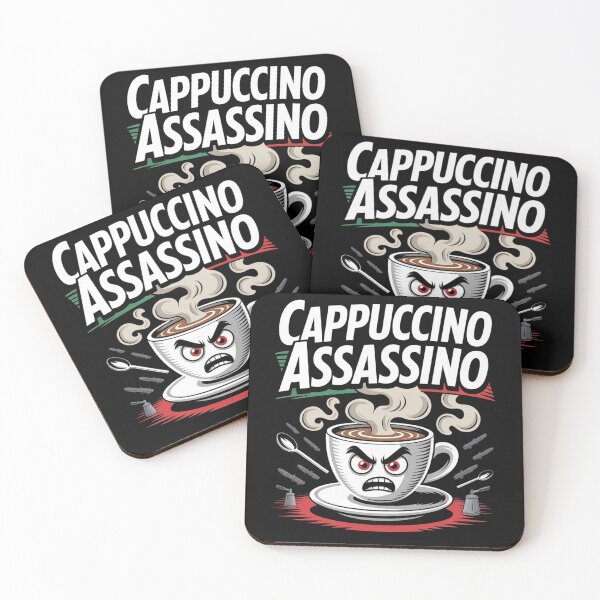 Item preview, Cappuccino Assassino Italian Meme   designed and sold by ManiaGrania.