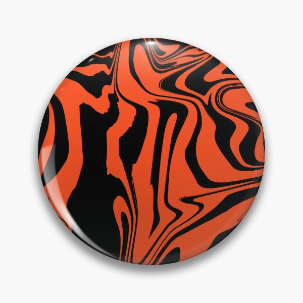 Item preview, Black & Orange Liquid Swirl designed and sold by rainestore.