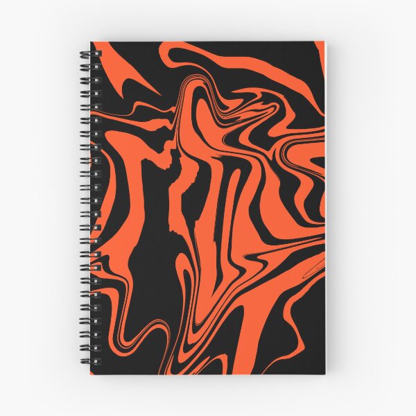Item preview, Black & Orange Liquid Swirl designed and sold by rainestore.