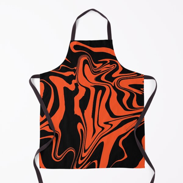 Item preview, Black & Orange Liquid Swirl designed and sold by rainestore.