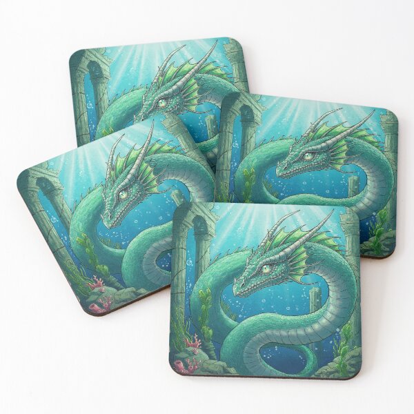 Item preview, Bioluminescent Sea Dragon in the Deep designed and sold by ZyloVibes.