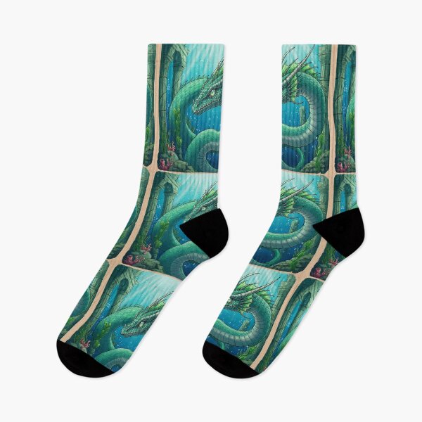 Item preview, Bioluminescent Sea Dragon in the Deep designed and sold by ZyloVibes.