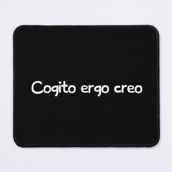 Item preview, Cogito ergo creo_I think therefore I create_white text designed and sold by Primalidentity.